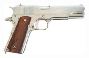 Cimarron 1911A1 .45 ACP Polished Nickel Pistol