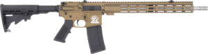 Great Lakes AR15 Rifle .223 Wylde - 16" SS Barrel, Bronze