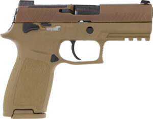 SIG Sauer P320 M18 9mm Night Sights Pistol - Coyote Tan