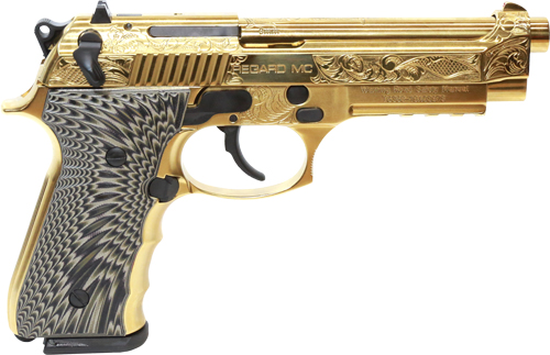 Girsan Regard MC Deluxe 9mm Gold Engraved Pistol