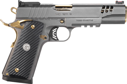 Girsan MC1911 Negotiator .45 ACP Pistol - Titanium/Gold