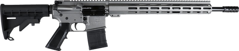 GLFA AR-15 .450 Bushmaster 18" Tungsten Grey Rifle