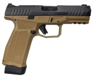AREX Delta Gen 2 X OR 9mm Handgun with Black Slide and FDE Frame
