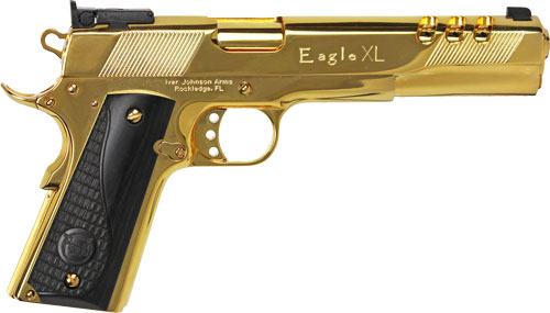 Iver Johnson Eagle XL 24K Gold .45 ACP Handgun