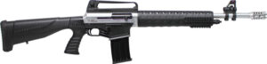 Iver Johnson Stryker 12GA Semi-Auto Shotgun - Nickel Black