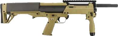 KelTec KSG-NR 12GA Pump Shotgun - Tan/Black, 18.5"