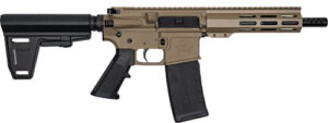 Great Lakes AR15 Pistol with Brace 7.5" .223 Wylde FDE