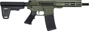 Great Lakes AR15 Pistol 7.5" .223 Wylde OD Green
