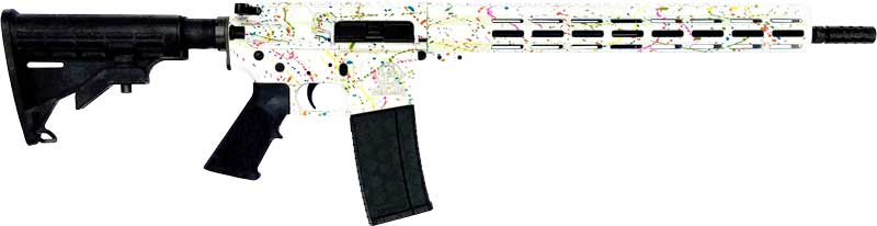 Great Lakes AR15 Splatter .223 Wylde Rifle - Multi-Color