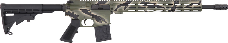 Great Lakes GLFA AR15 .450 Bushmaster Rifle - Green Camo