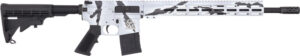 Great Lakes AR15 .450 Bushmaster Snow Camo Rifle