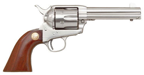 Cimarron P-Model 45LC 4.75" Stainless Walnut Revolver