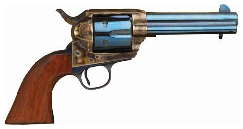 Cimarron P-Model 45LC Revolver 4.75" Blued Walnut