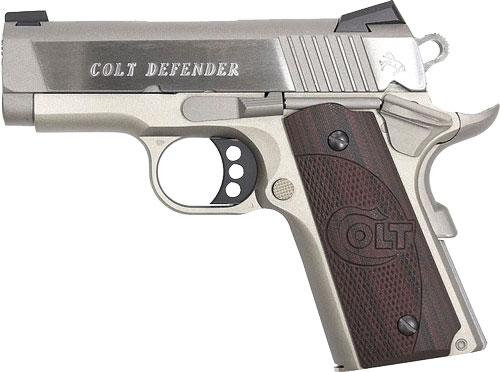 Colt Defender .45 ACP 3" Matte Stainless Pistol