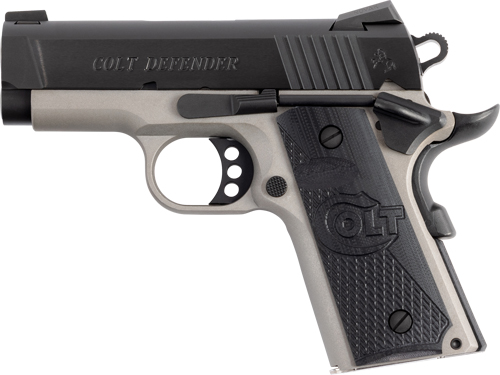 Colt Defender .45 ACP 3" Cerakote Blued Pistol