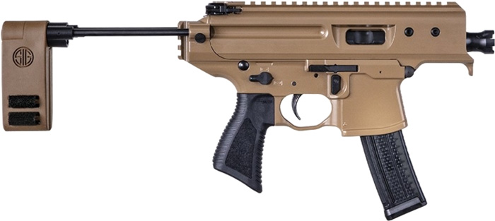 SIG Sauer MPX Copperhead 9mm AR Pistol with 3.5" Barrel