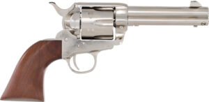 Cimarron Pistolero 9mm Revolver 4.75" Nickel
