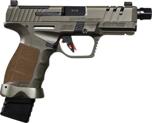 SAR9 Compact SOCOM 9mm Pistol - Optic Ready, 21+1