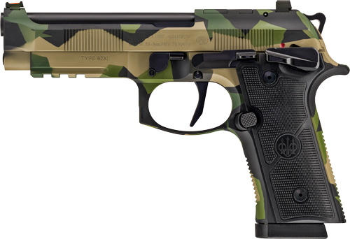 Beretta 92XI SAO FS 9mm Handgun - Splinter Camo