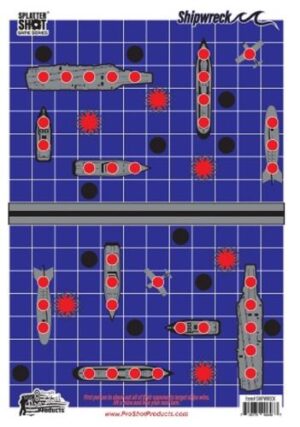 SPLATTER SHOT TARGET 12"X18" - SHIPWRECK 8PK