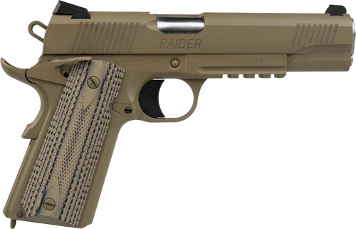 Tisas 1911 Raider 9mm Pistol - 5" Barrel, FDE