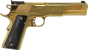Iver Johnson Eagle XL 10mm 24K Gold Pistol