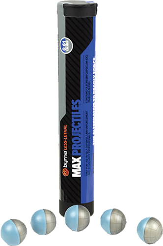 BYRNA MAX PROJECTILES 5 COUNT - TUBE .61 CAL FITS CL LAUNCHER