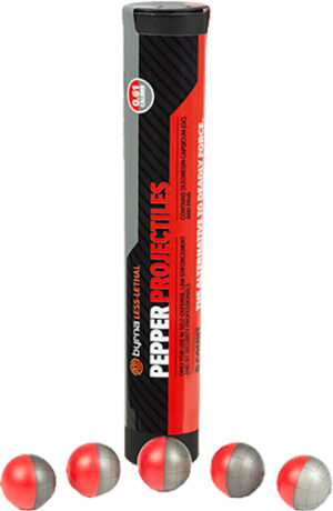 BYRNA PEPPER PROJECTILES 5-CT - TUBE .61 CAL FITS CL LAUNCHER
