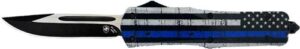 Templar Knife Gen II Back The Blue OTF Knife 3.5"