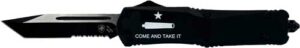 Templar Knife Large OTF 'Come and Take It' Tanto Blade