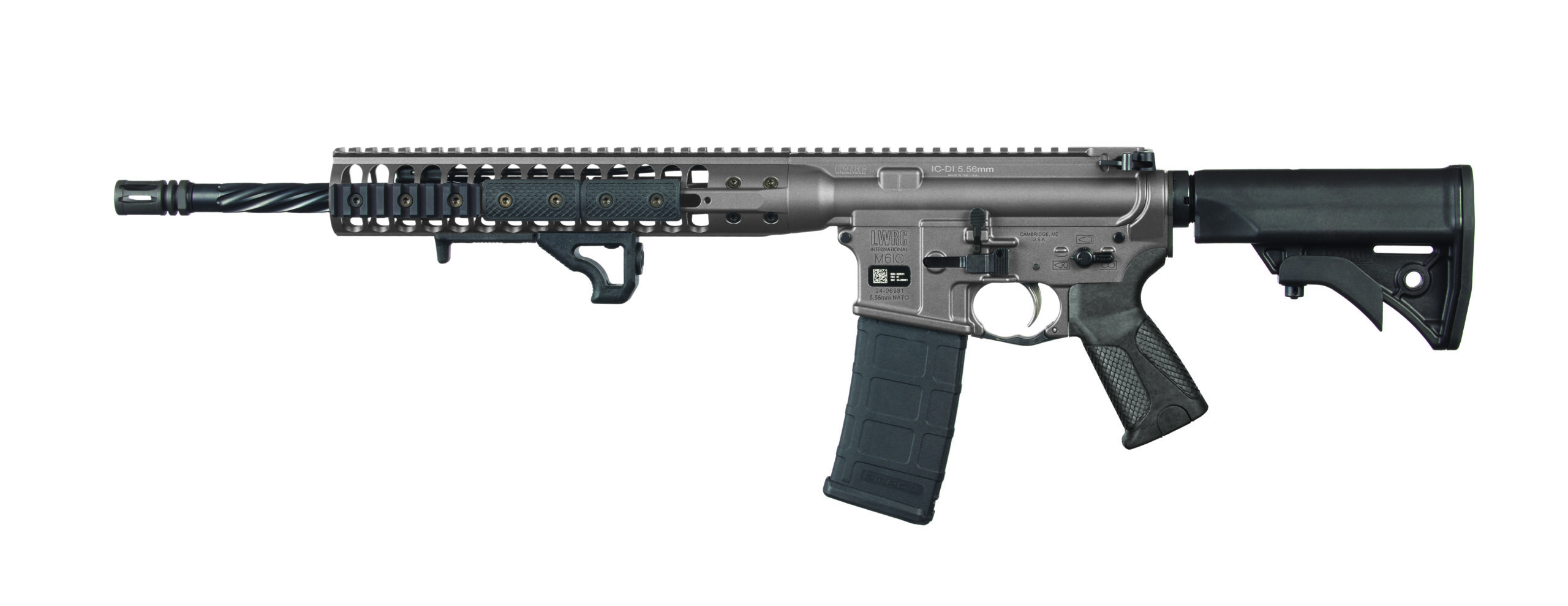 LWRC DI 5.56MM GRY 16.1" 30+1 M-LOK