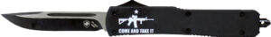 Templar Knife Slim OTF 'Come and Take It' 3.1"