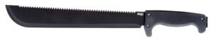 SOG SOGfari 13" Black Machete with Sawback Blade
