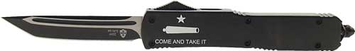 Templar Knife Slim OTF 'Come and Take It' Black Tanto