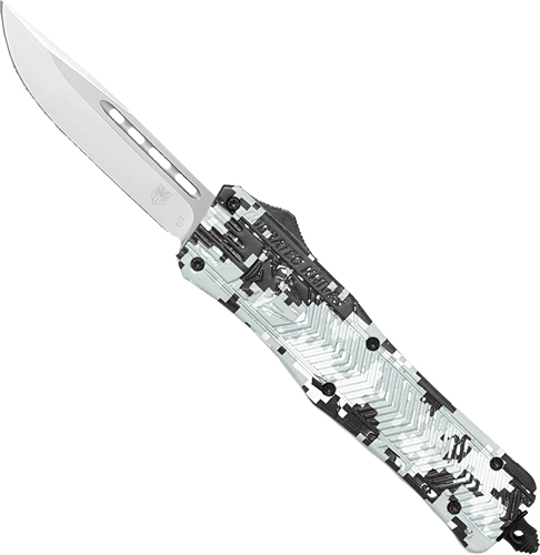 Cobratec CTK1 OTF Knife - Winter Digi Camo 3" Blade