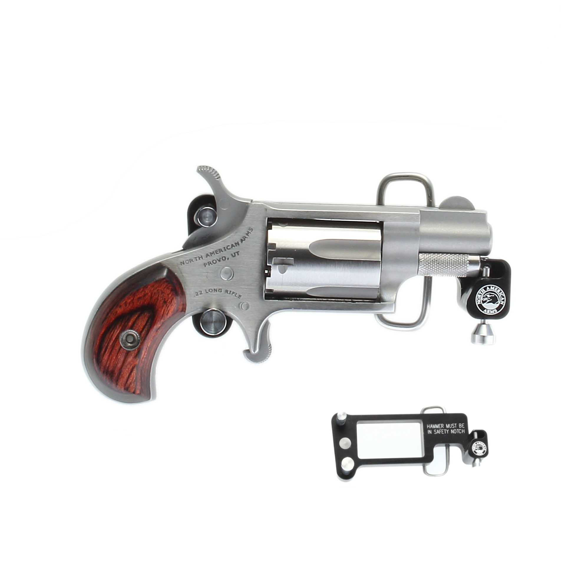 North American Arms Mini .22 LR Stainless Revolver