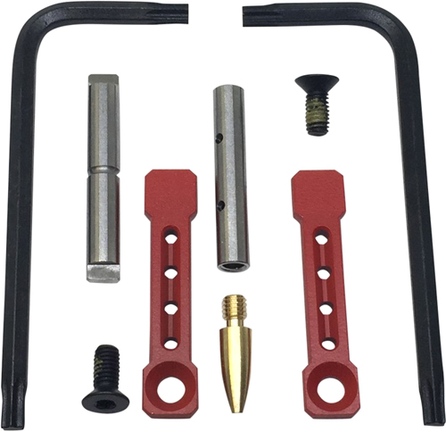 KNS Precision Non-Rotating Pin Kit AR15/M16 .154 Red