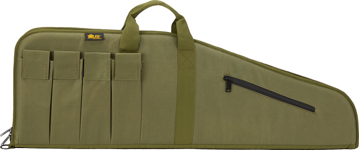 US Peacekeeper 40" MSR Case OD Green - 4 Mag Pouches