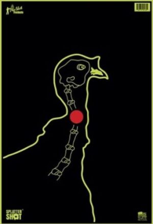 SPLATTER SHOT TARGET 12"X18" - TURKEY 8PK