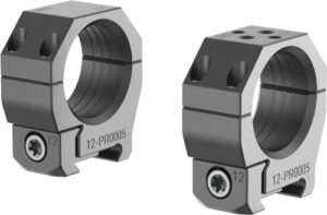 Audere 30mm Low Scope Rings - Black