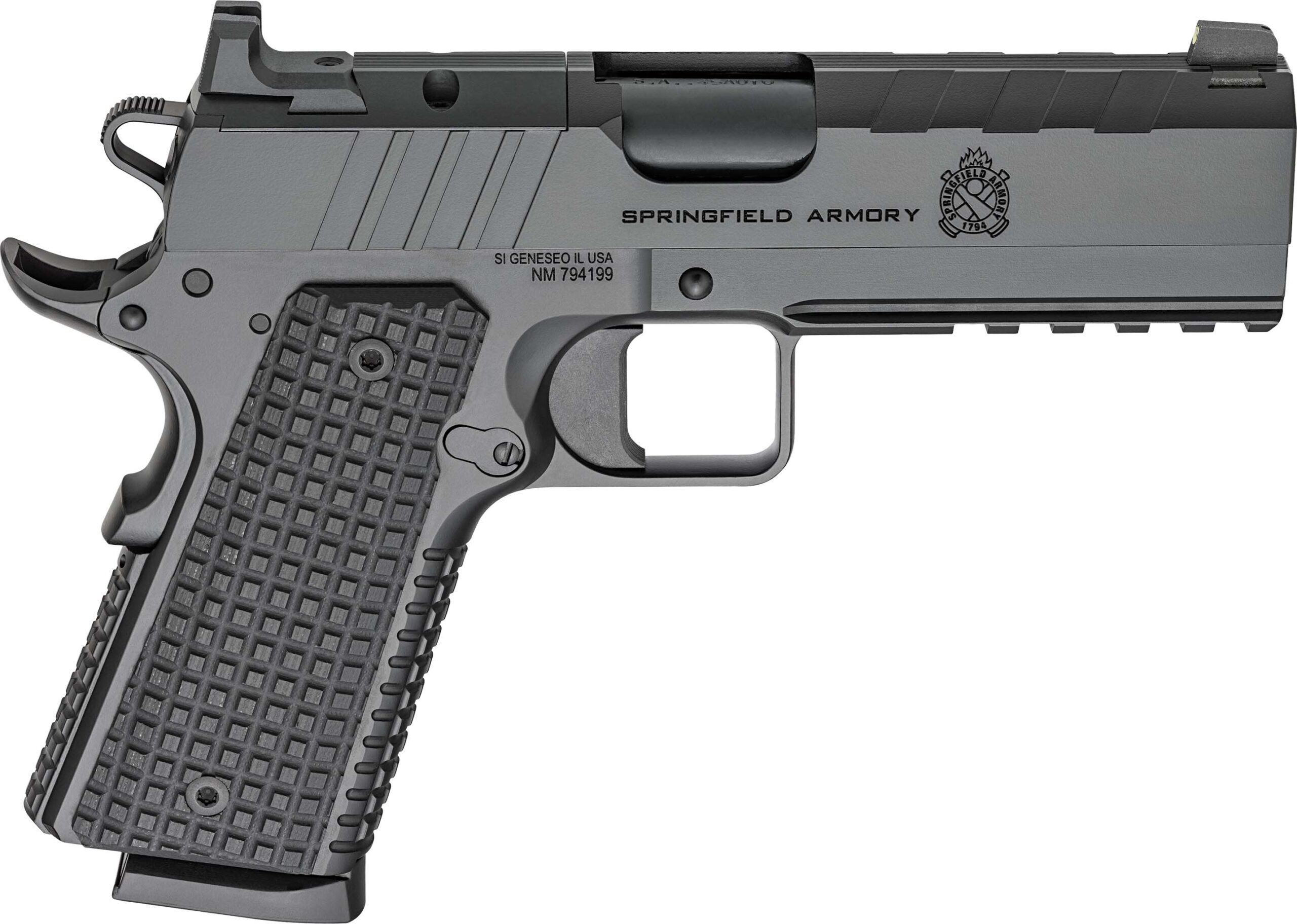 Springfield Armory Emissary 1911 .45 ACP with Night Sights