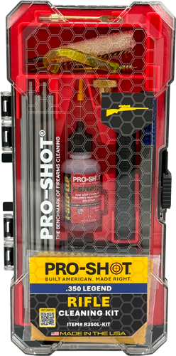 PRO SHOT RIFLE CLEANING KIT - .350 LEG