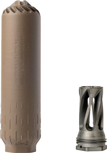 HUXWRX FLOW 6K Multi-Caliber Suppressor Kit FDE