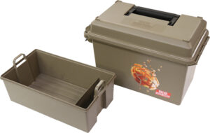 MTM Dark Earth Shotshell Case - 100 Round Capacity
