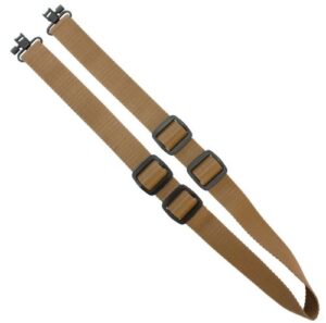 US TACTICAL D6: HUNTING SLING - 2-POINT SLING 1.25" COYOTE