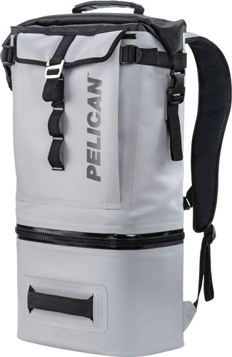 Pelican Soft Backpack Cooler 19QT in Light Grey