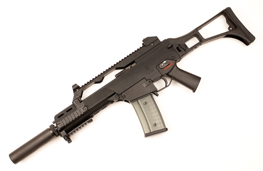 H&K G36 G36C G36K SBR Clone with Exigent Defense Fireteam 556 Suppressor