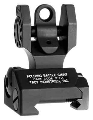Troy Rear Folding BattleSight Black - Precision Gun Sight