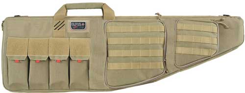 GPS Tactical AR Case 42" Tan with Handgun Holder