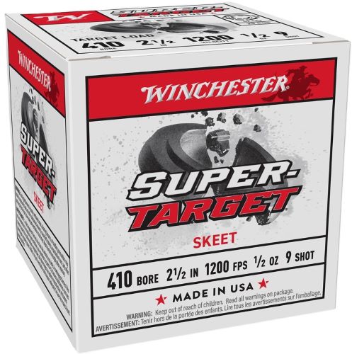 WINCHESTER TARGET 410  2-1/2" - 1/2OZ #9 250RD CASE